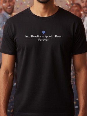 In a Relationship with Beer тениска In a Relationship with Beer тениска