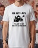 I'm not lazy тениска