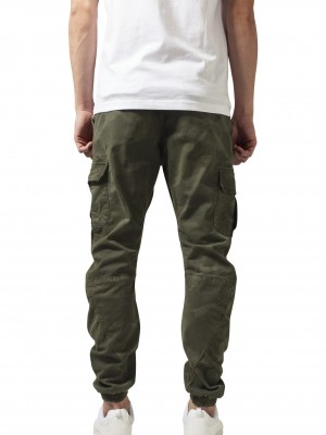 Мъжки камуфлажен карго панталон Urban Classics olive camo