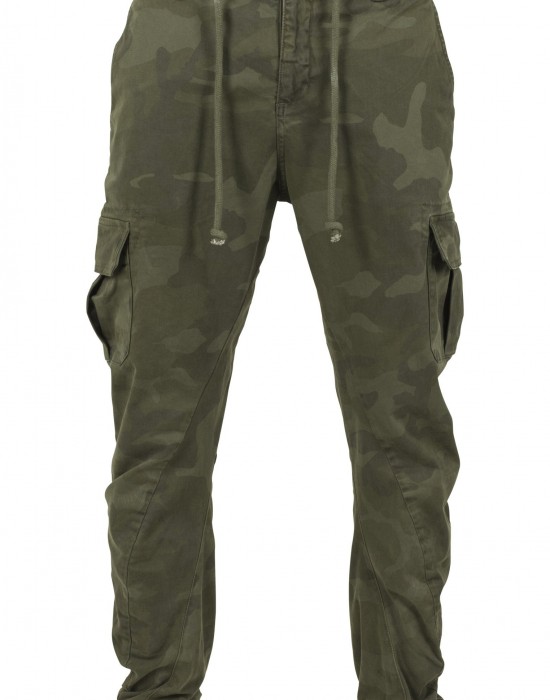 Мъжки камуфлажен карго панталон Urban Classics olive camo