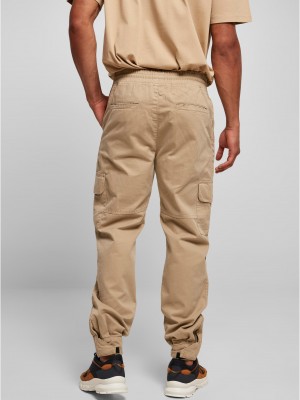Мъжки панталон в бежов цвят Urban Classics Military Jogg 