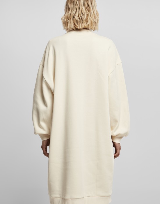 Дамска рокля в пясъчен цвят от органичен памук Urban Classics