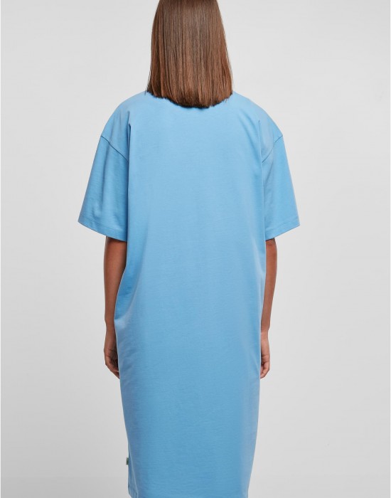 Дамска широка рокля в светлосин цвят Urban Classics Oversized Dress