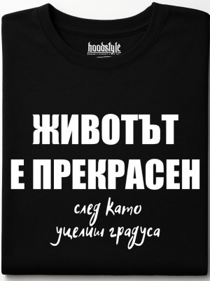 Животът е прпекрасен тениска Животът е прпекрасен тениска