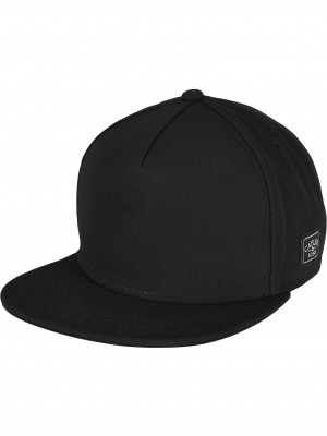 C&S Plain Snapback Cap black one size