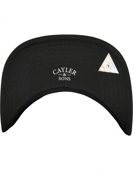 C&S Plain Snapback Cap black one size