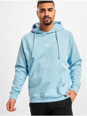 Суичър DEF Oversized Hoody light blue XL