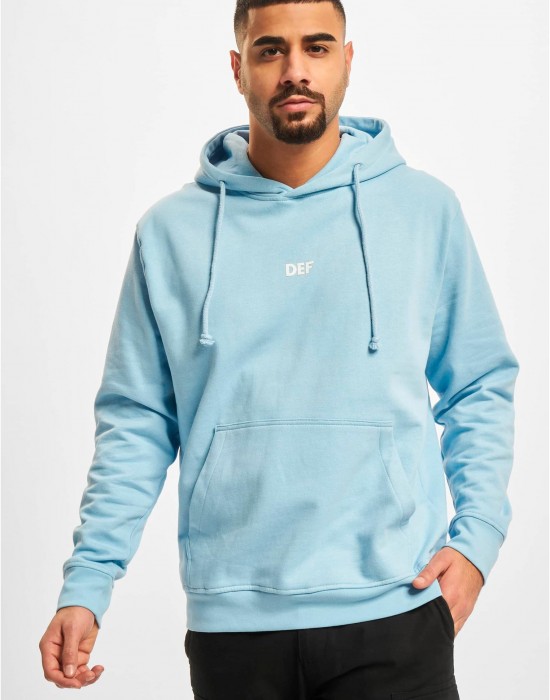 Суичър DEF Oversized Hoody light blue XL