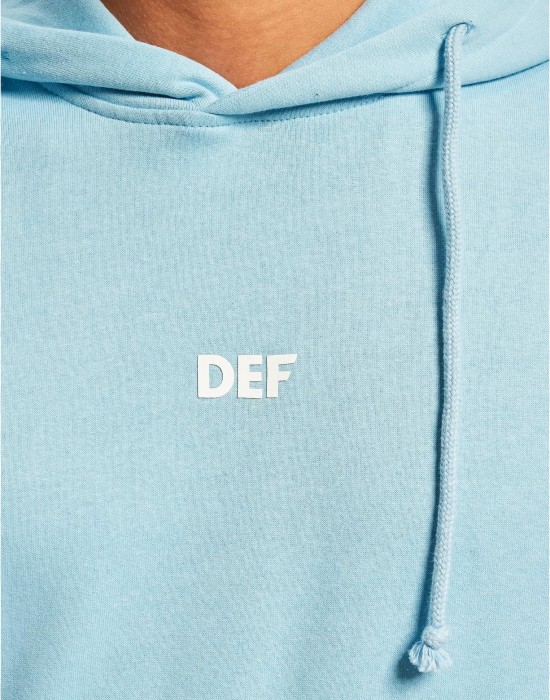 Суичър DEF Oversized Hoody light blue XL