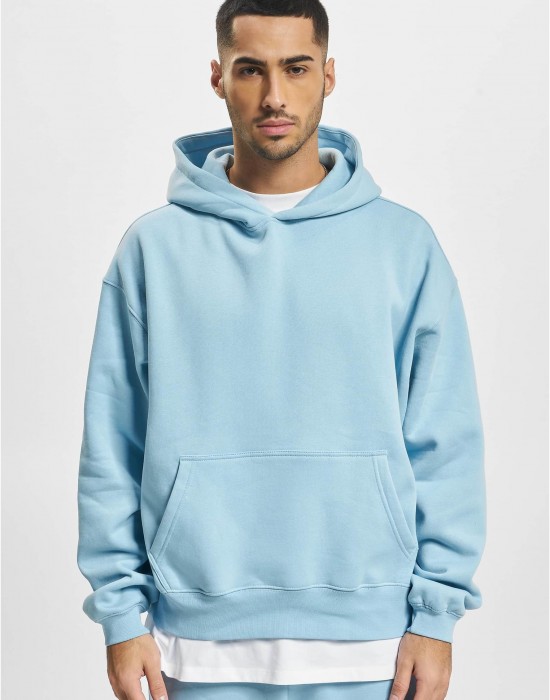 Суичър DEF Hoody lightblue XXL