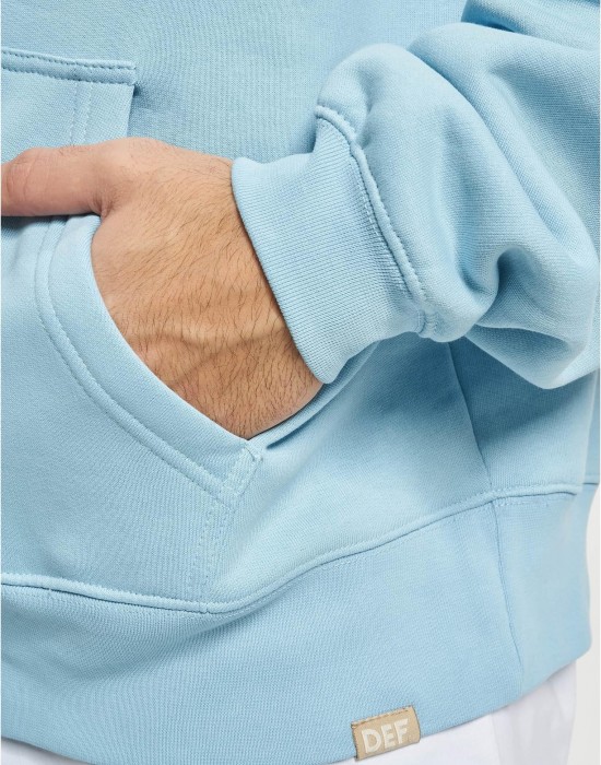 Суичър DEF Hoody lightblue XXL