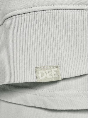 Суичър DEF Hoody grey washed XL