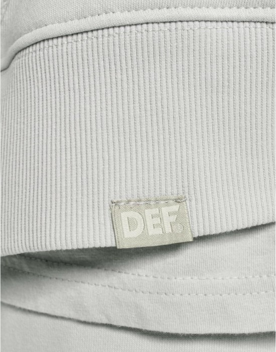 Суичър DEF Hoody grey washed XL