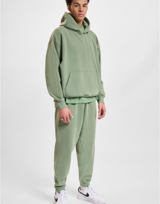 Суичър DEF Hoody green washed XL