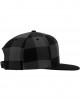 Шапка с козирка в черно и сиво Checked Flanell Snapback, Urban Classics, Шапки с козирка - Complex.bg