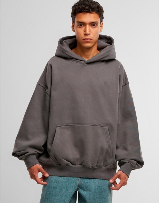 Суичър DEF Horse Hoodie anthracite washed XXL