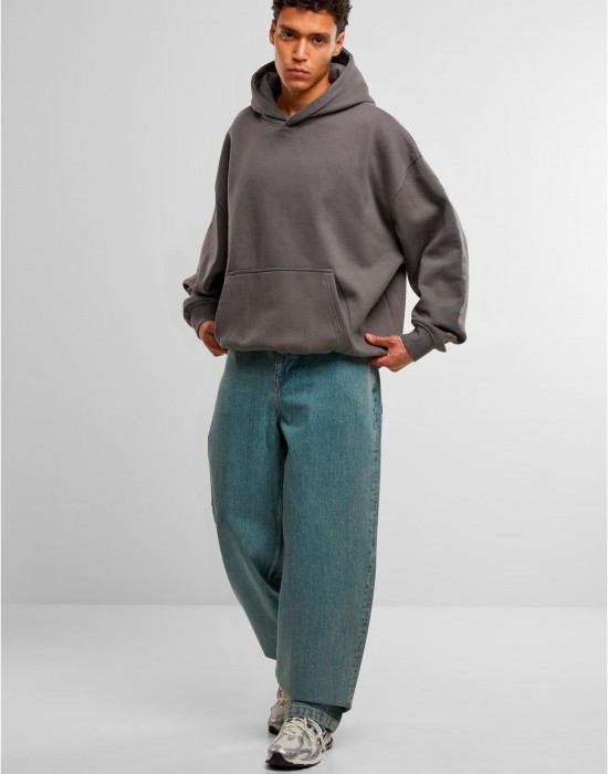 Суичър DEF Horse Hoodie anthracite washed XXL