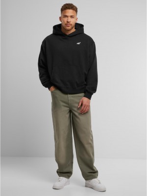 Суичър DEF Not a Follower Hoodie jet black washed XL