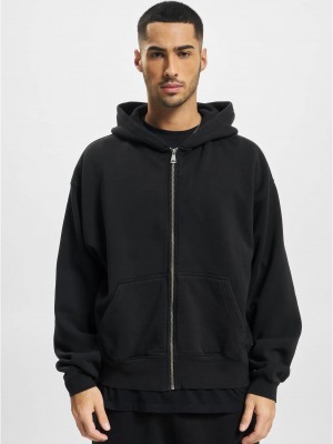 Суичър DEF Zip Hoody black washed XXL