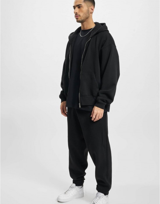 Суичър DEF Zip Hoody black washed XXL