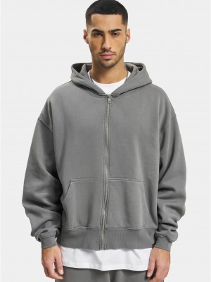 Суичър DEF Zip Hoody anthracite washed XXL