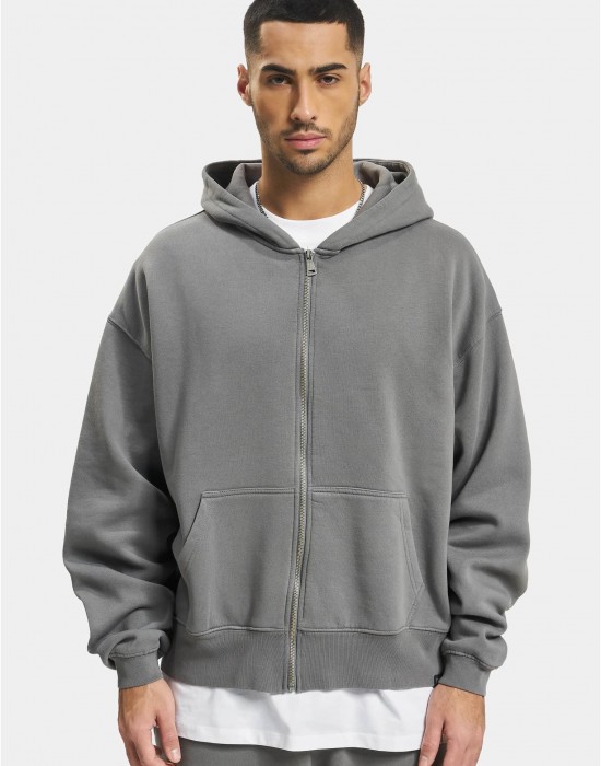 Суичър DEF Zip Hoody anthracite washed XXL
