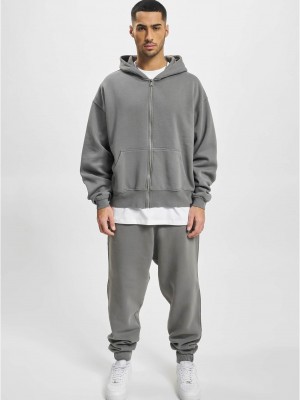 Суичър DEF Zip Hoody anthracite washed XXL