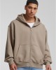 Суичър DEF Zip Hoody brown washed01 XXL