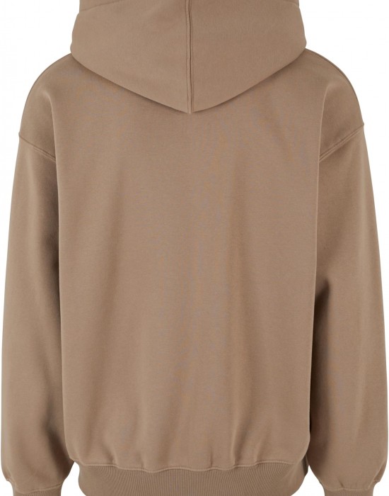 Суичър DEF Zip Hoody brown washed01 XXL