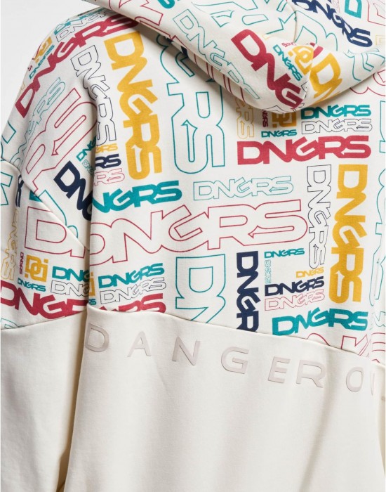 Мъжки Суичър Dangerous DNGRS Hoody Maze white XXL
