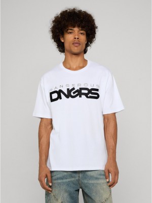 Тениска Dangerous DNGRS Beweare T-Shirt white/black XL
