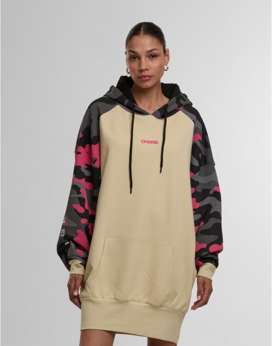 Суичър Dangerous DNGRS Oversized Hoodydress Trust beige XS