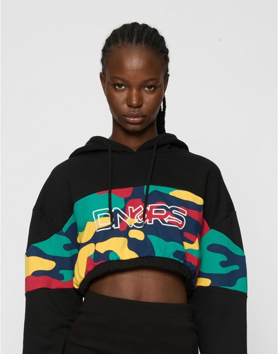 Дамски Суичър Dangerous DNGRS Hoody HideMe black camo XXL Дамски Суичър Dangerous DNGRS Hoody HideMe black camo XXL