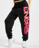 Дамско Долнище DNGRS Hyena Sweatpants black/pink XS Дамско Долнище DNGRS Hyena Sweatpants black/pink XS