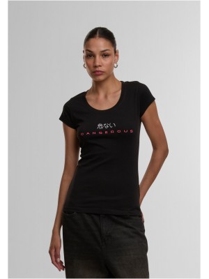Дамска Тениска Dangerous DNGRS  Loud T-Shirt black/white XXL