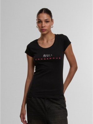 Дамска Тениска Dangerous DNGRS  Loud T-Shirt black/white XXL