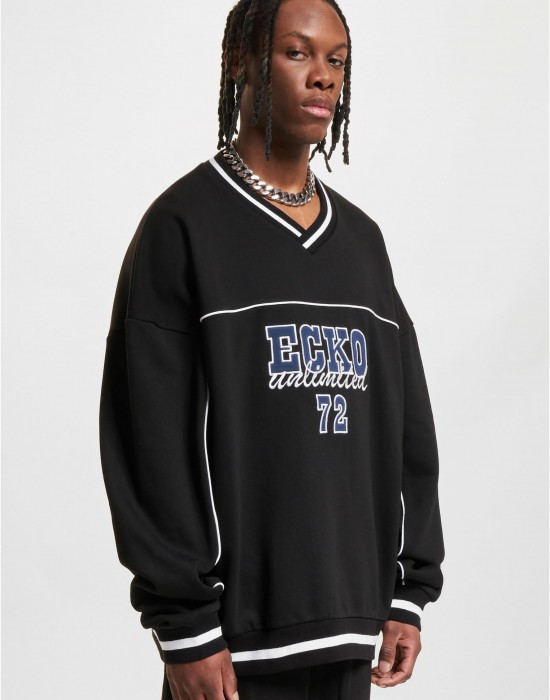 Ecko Unltd. Vintage Fit Pullover black/white XXL Ecko Unltd. Vintage Fit Pullover black/white XXL