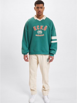 Ecko Unltd. VintageCollar Pullover green/sand XXL Ecko Unltd. VintageCollar Pullover green/sand XXL