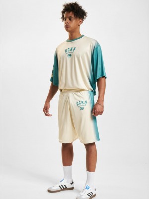 Къси Панталони Ecko Unltd. Faded Soccer Shorts sand/green XXL Къси Панталони Ecko Unltd. Faded Soccer Shorts sand/green XXL