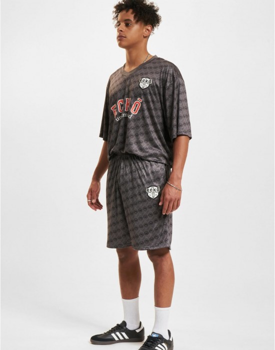 Къси Панталони Ecko Unltd. Logo Mania Shorts black/grey XXL Къси Панталони Ecko Unltd. Logo Mania Shorts black/grey XXL