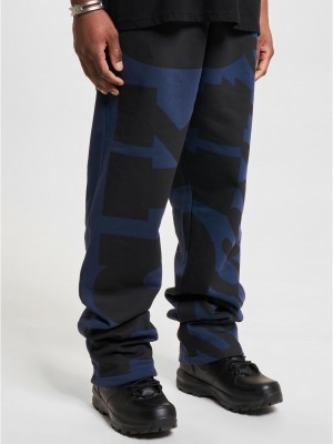 Мъжко Долнище Ecko Unltd. Big Font Jogginghosen black/blue XXL Мъжко Долнище Ecko Unltd. Big Font Jogginghosen black/blue XXL