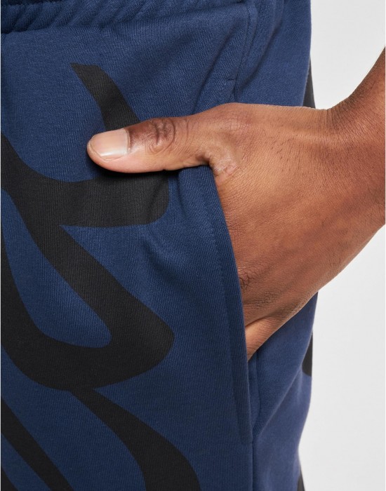 Мъжко Долнище Ecko Unltd. Big Font Jogginghosen black/blue XXL