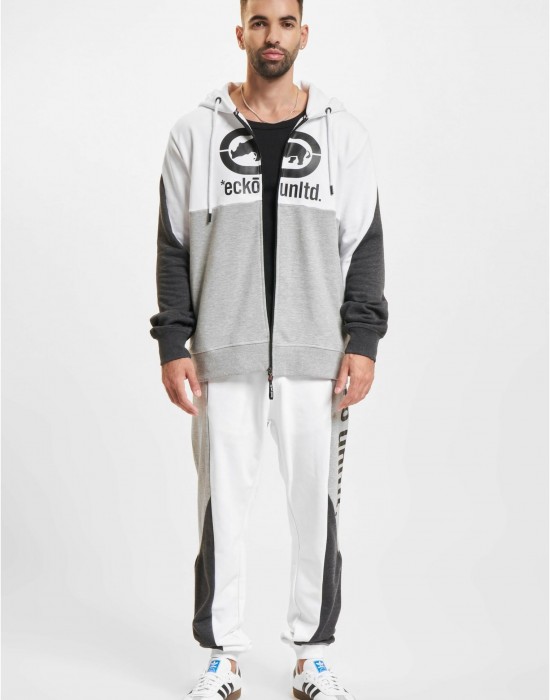Анцуг Ecko Unltd. Ec ko Jogginganz?ge grey melange/white/anthracite XXL Анцуг Ecko Unltd. Ec ko Jogginganz?ge grey melange/white/anthracite XXL