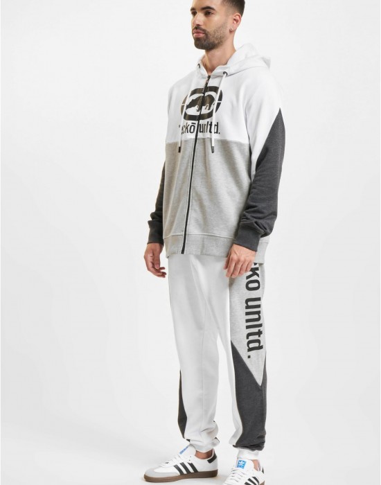 Анцуг Ecko Unltd. Ec ko Jogginganz?ge grey melange/white/anthracite XXL Анцуг Ecko Unltd. Ec ko Jogginganz?ge grey melange/white/anthracite XXL