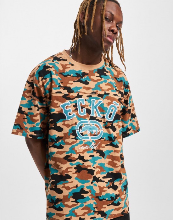 Тениска Ecko Unltd. Tshirt BBall camouflage/black/green XL Тениска Ecko Unltd. Tshirt BBall camouflage/black/green XL