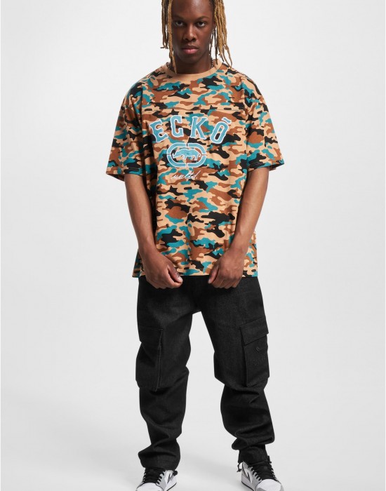 Тениска Ecko Unltd. Tshirt BBall camouflage/black/green XL Тениска Ecko Unltd. Tshirt BBall camouflage/black/green XL