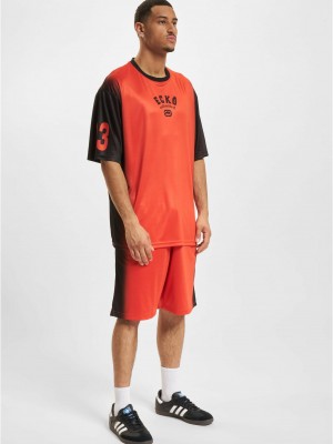 Тениска Ecko Unltd. Faded Soccer T-Shirts red/black XXL Тениска Ecko Unltd. Faded Soccer T-Shirts red/black XXL