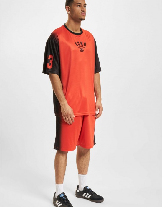 Тениска Ecko Unltd. Faded Soccer T-Shirts red/black XXL Тениска Ecko Unltd. Faded Soccer T-Shirts red/black XXL