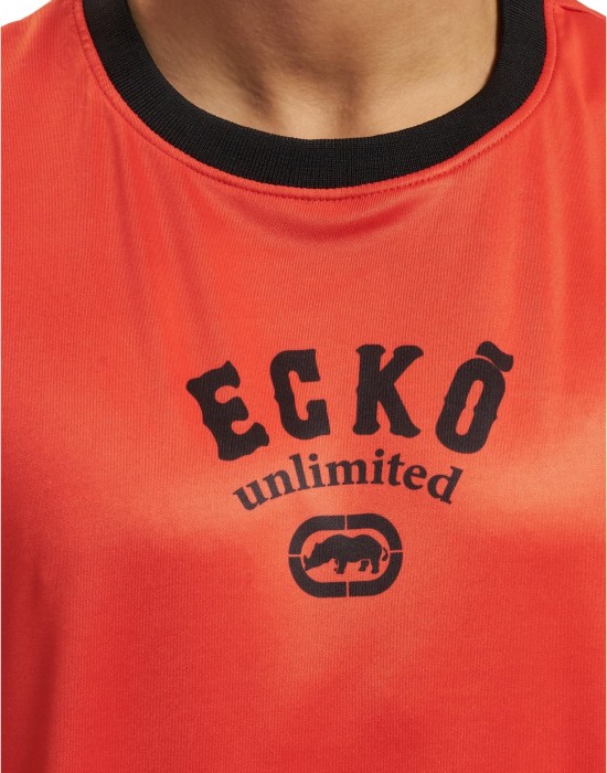 Тениска Ecko Unltd. Faded Soccer T-Shirts red/black XXL Тениска Ecko Unltd. Faded Soccer T-Shirts red/black XXL
