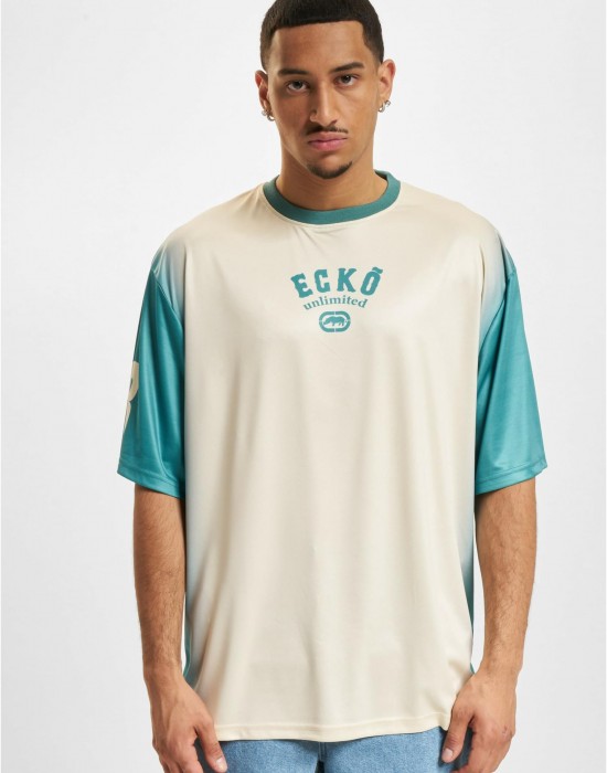 Тениска Ecko Unltd. Faded Soccer T-Shirts sand/green XXL Тениска Ecko Unltd. Faded Soccer T-Shirts sand/green XXL